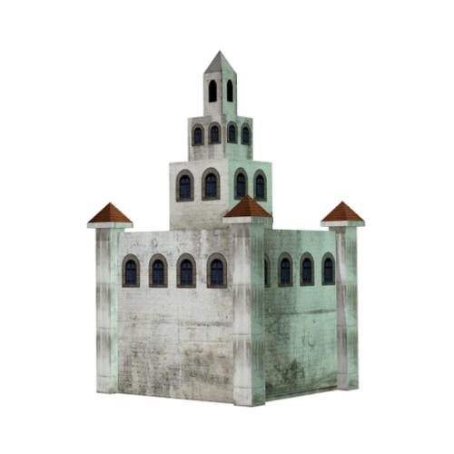 Low Poly Castle preview image